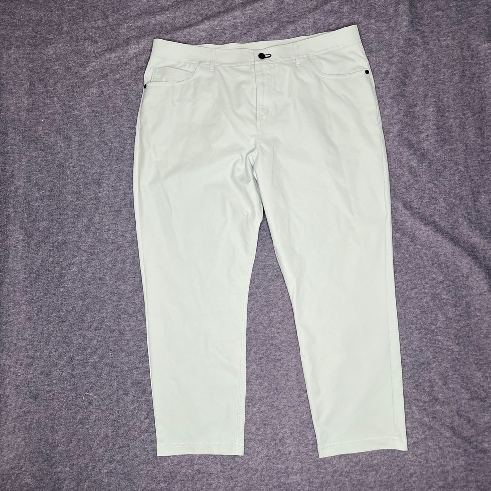 Public Rec All Day Every Day 5-Pocket Pants Mens 38x25 Light Blue Tapered Golf